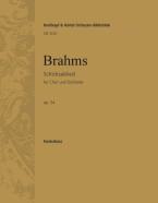 Schicksalslied op. 54 ('Ihr wandelt droben im Licht') für Chor und Orchester 