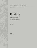 Schicksalslied op. 54 ('Ihr wandelt droben im Licht') für Chor und Orchester 