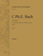 Cembalokonzert d-Moll Wq 23 