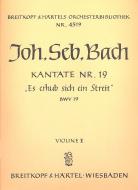 Es erhub sich ein Streit 