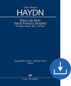 Missa sub titulo Sancti Francisci Seraphici (Franziskus-Messe) MH 826 Download