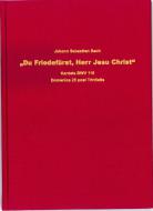 Du Friedefürst, Herr Jesu Christ 