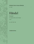 Orgelkonzert Nr. 6 B-Dur op. 4/6 HWV 294 