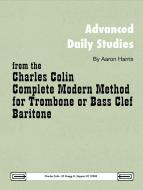Advanced Daily Studies For Trombone 