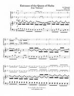 Entrance of the Queen of Sheba 