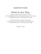 Befiehl du deine Wege 