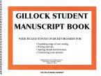 Gillock Student Manuscript Book 