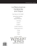 La Rejouissance, Sarabande, and Gigue 