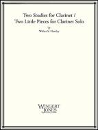 2 Studies For Clarinet - 2 Little Pieces For Clarinet Solo 