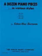 A Dozen Piano Pieces In Various Styles Book 3 