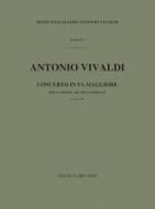 Concerto F Major 3 Violins Strings Continuo RV551 Score Fi#34 T88 