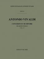 Concerto E Minor For Strings And Continuo Score RV134 Fxi#13 T56 