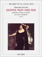 Manon Lescaut: Donna Non Vidi Mai 