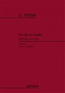 Tu Che Le Vanita Soprano Piano from Don Carlo Act 5 Italian 