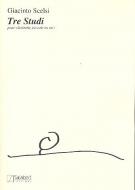 Tre Studi Three 3 Studies For E Flat Clarinet 