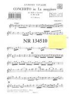 Concerto A Major Strings And Continuo RV160 Set Of Parts FXI#22 T184 