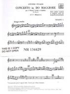 Concerto C Major 2 Flutes Strings Continuo RV533 Parts FVI#2 T101 