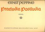 Praeludia - Postludia 2 