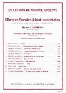 Oeuvres vocales et instrumentales 