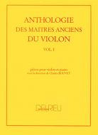 Anthologie des maitres anciens du violon 1 