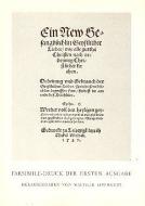 Ein New Gesangsbüchlin Geistlicher Lieder 