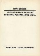 3 Rondels nach Mallarmé 