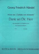 Arioso Dank sei Dir, Herr Standard