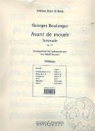 Avant de mourir op. 17 