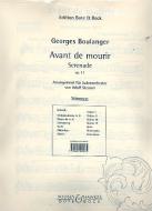 Avant de mourir op. 17 