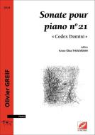 Sonate pour piano no 21, "Codex Domini" 