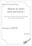 Quand le soleil aura parcouru… 