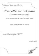 Marelle ou mélodie (comme on voudra) 