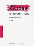 En avant! - où? 
