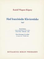 Fünf französische Klavierstücke 