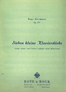 7 kleine Klavierstücke op. 57b 