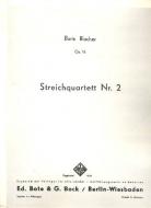 Streichquartett Nr. 2 op. 16 