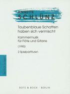 Taubenblaue Schatten haben sich vermischt 