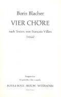 Vier Chöre 