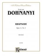 Rhapsody, Op. 11, No. 3 Standard