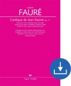 Cantique de Jean Racine op. 11 Download