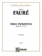 Three Impromptus Op. 25, 31, 34 Standard