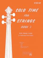Solo Time for Strings Book 3 