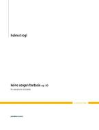 Keine Sorgen Fantasie op. 50 