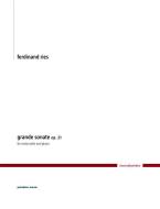 Sonate ("Grande Sonate") No. 2 in A Major 