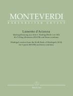 Lamento d'Arianna für 5 (Sing-)Stimmen (SSATB) und Basso continuo Standard