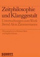 Zeitphilosophie und Klanggestalt 