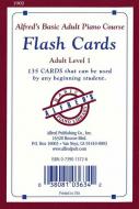 Alfred's Basic Adult Piano Course: Flash Cards, Level 1 
