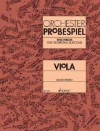 Orchester-Probespiel Viola 