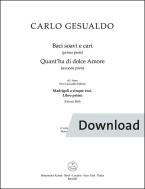 Baci soavi e cari (prima parte) - Quant’ha di dolce Amore (seconda parte) 