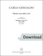 Mentre, mia stella, miri 